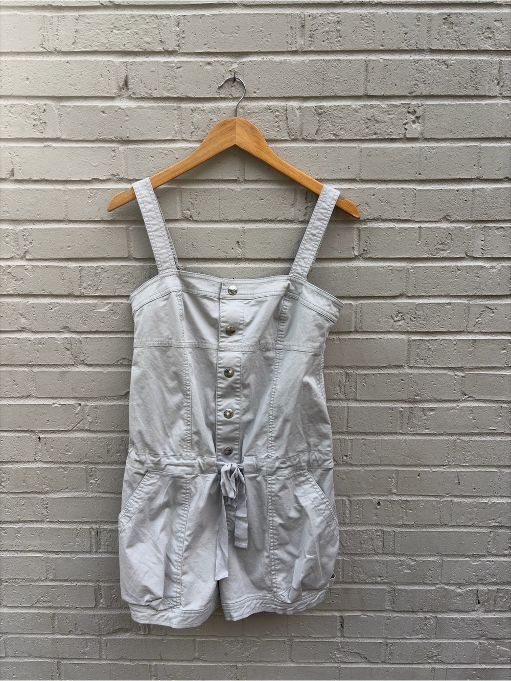 Vintage Y2K Juicy Couture White Button-Front Romper
